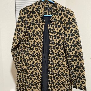 Leopard Print Coat